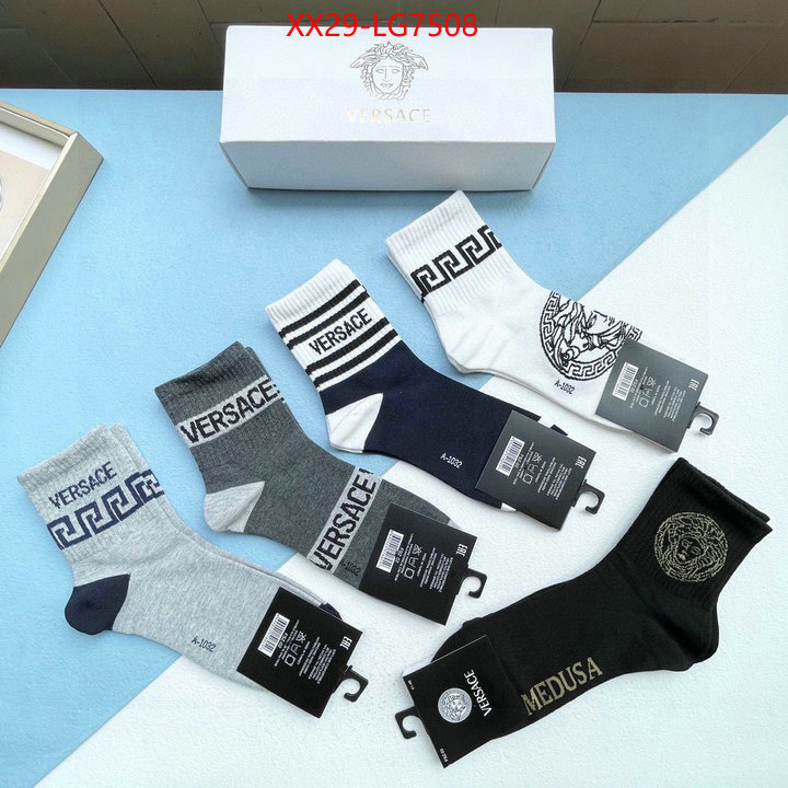 Sock-Versace best fake ID: LG7508 $: 29USD