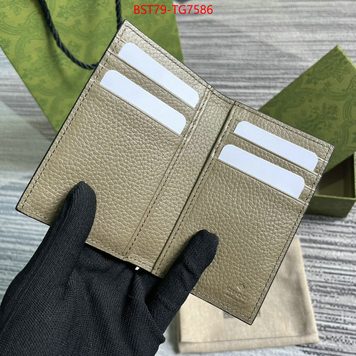 Gucci Bags(TOP)-Wallet- wholesale imitation designer replicas ID: TG7586 $: 79USD,