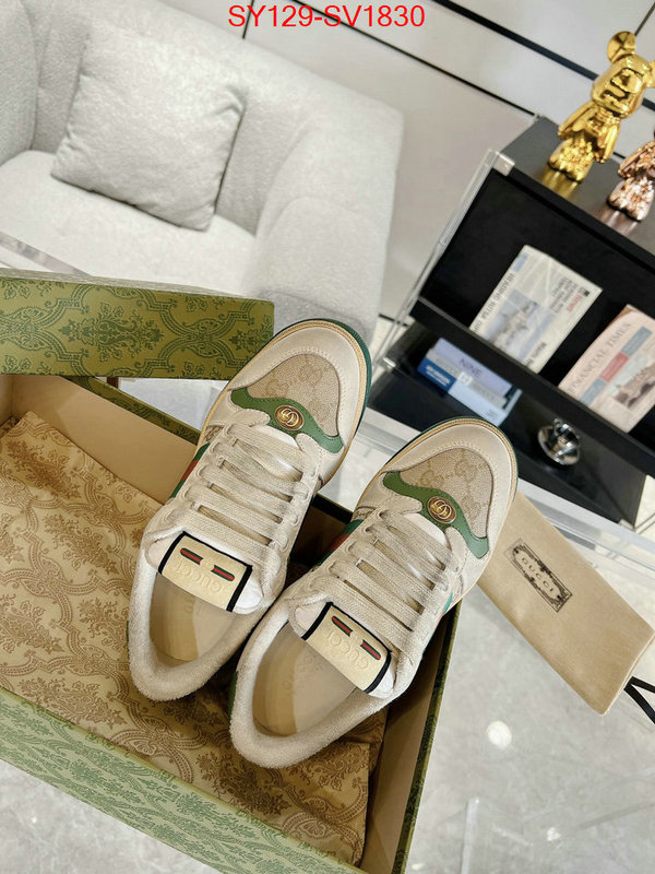 Men Shoes-Gucci high quality replica ID: SV1830 $: 129USD