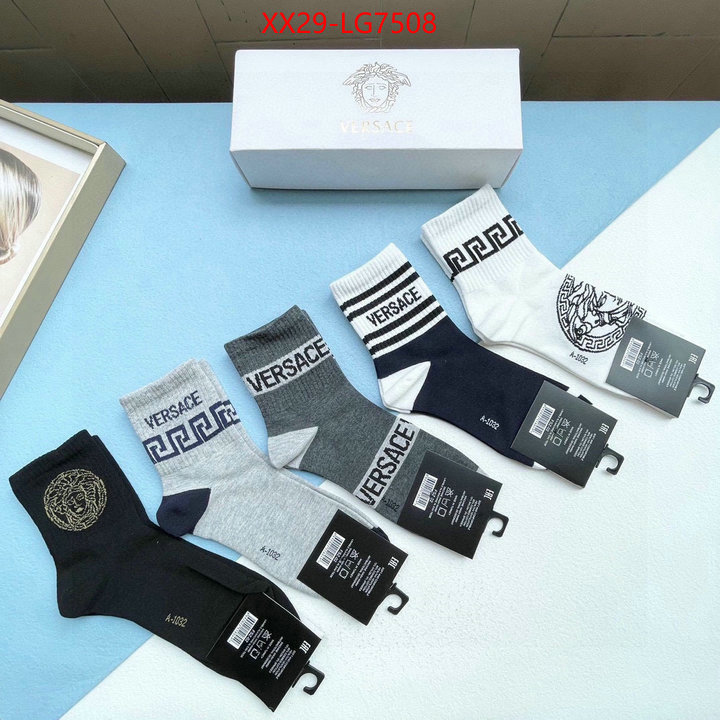 Sock-Versace best fake ID: LG7508 $: 29USD