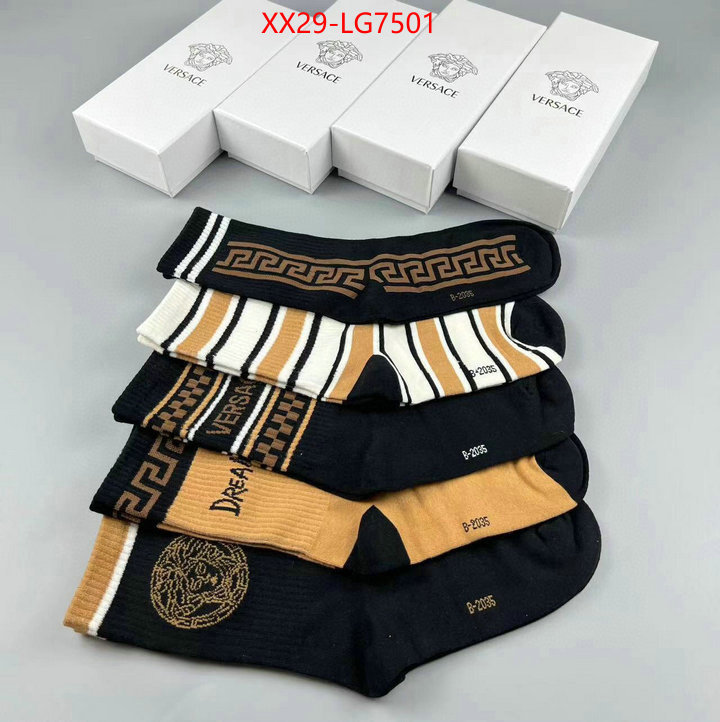 Sock-Versace top designer replica ID: LG7501 $: 29USD