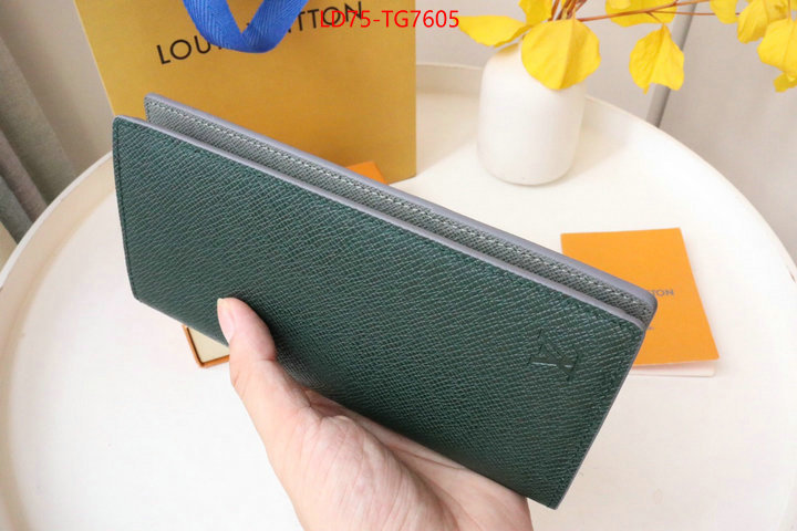 LV Bags(TOP)-Wallet best quality replica ID: TG7605 $: 75USD,