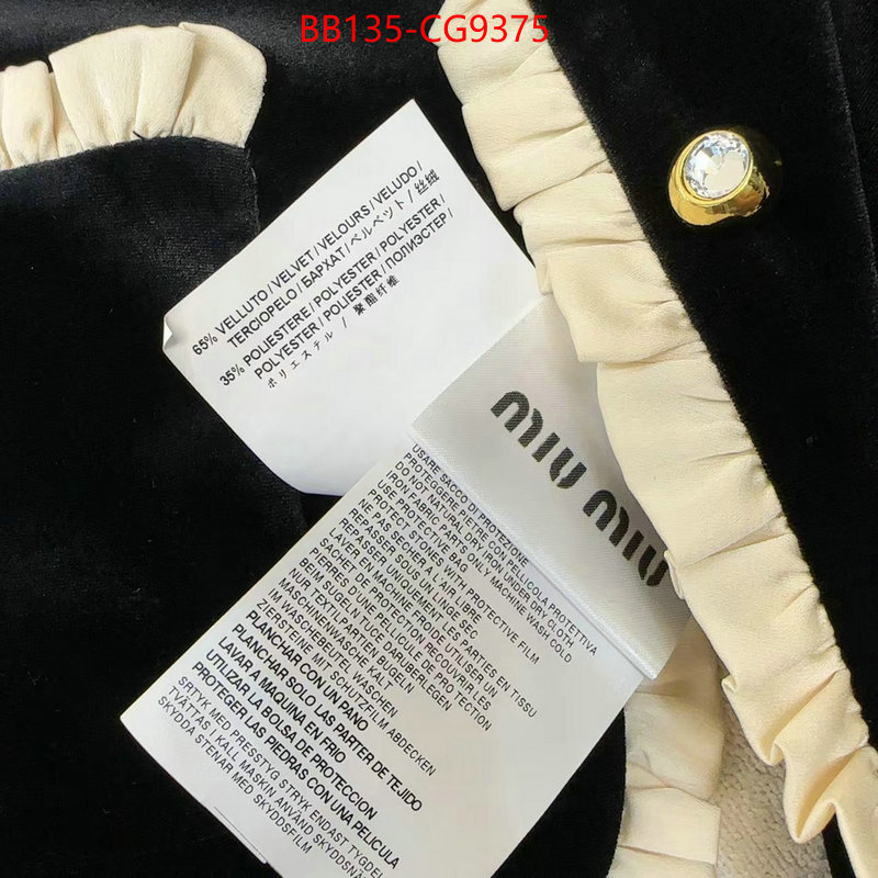 Clothing-MIU MIU buy ID: CG9375 $: 135USD