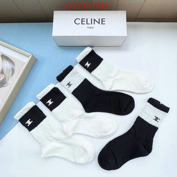 Sock-CELINE top 1:1 replica ID: LG7333 $: 29USD