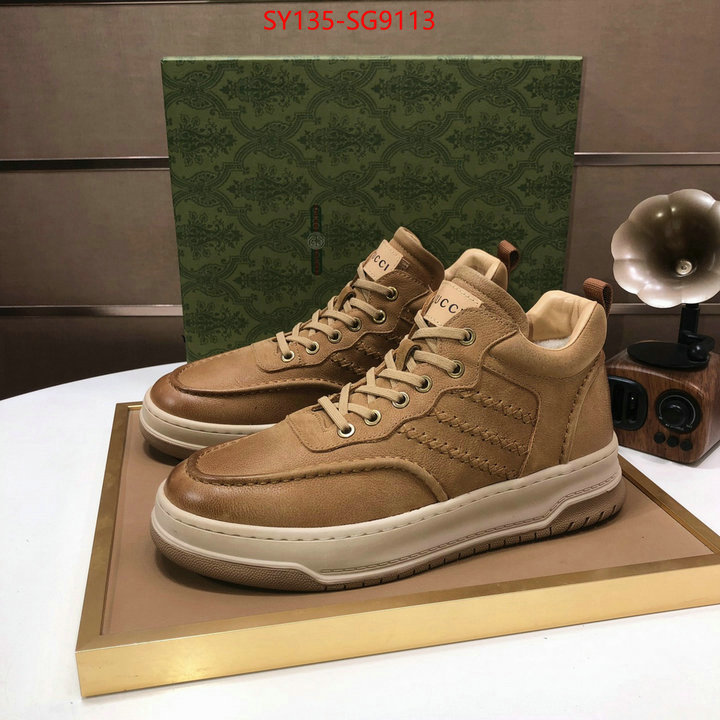 Men Shoes-Gucci designer wholesale replica ID: SG9113 $: 135USD