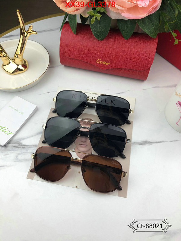 Glasses-Cartier customize best quality replica ID: GL3378 $: 39USD