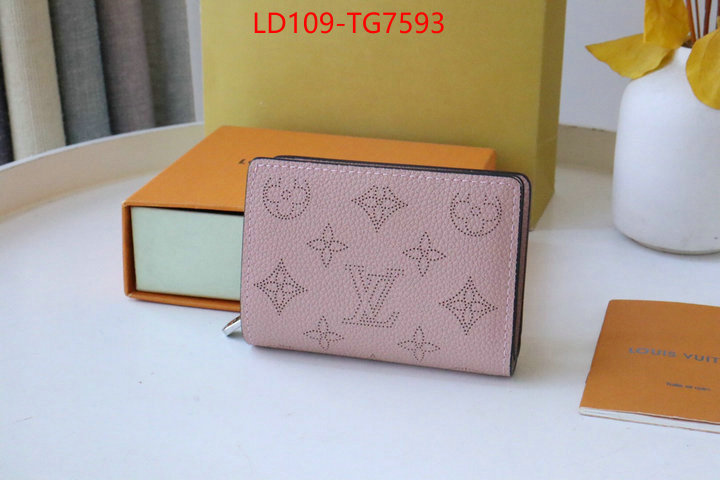 LV Bags(TOP)-Wallet 1:1 ID: TG7593 $: 109USD,