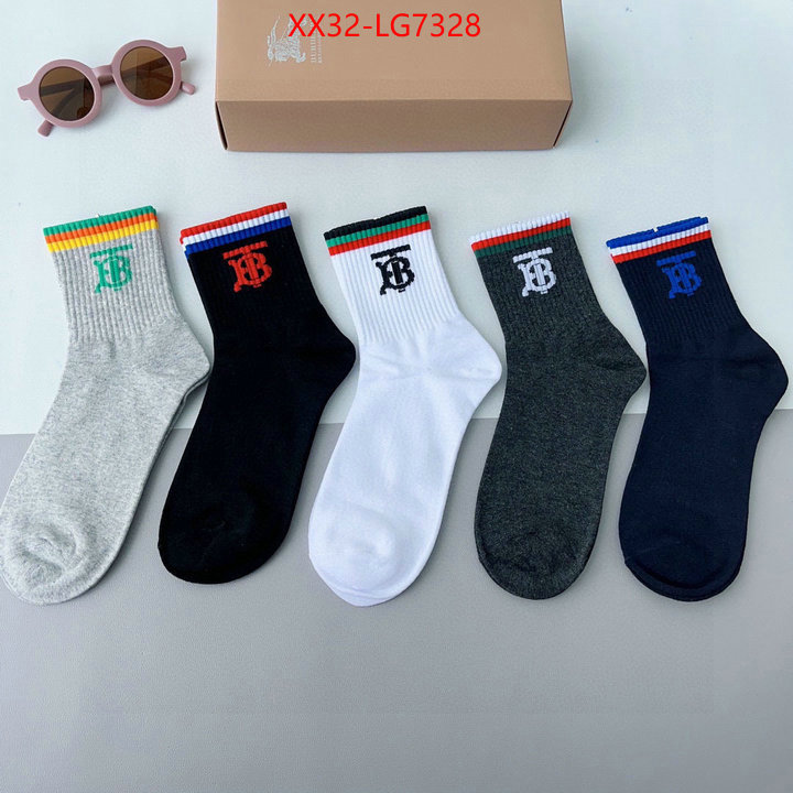 Sock-Burberry where to buy the best replica ID: LG7328 $: 32USD