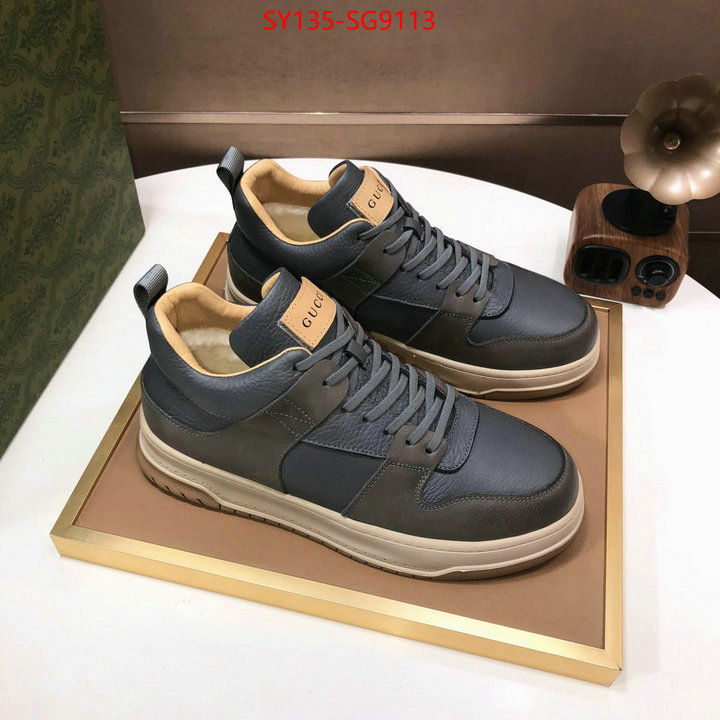 Men Shoes-Gucci designer wholesale replica ID: SG9113 $: 135USD