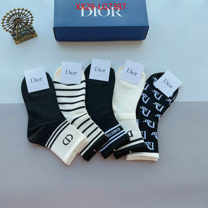 Sock-Dior best quality designer ID: LG7387 $: 29USD