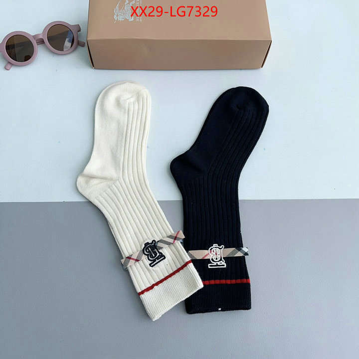 Sock-Burberry wholesale 2023 replica ID: LG7329 $: 29USD