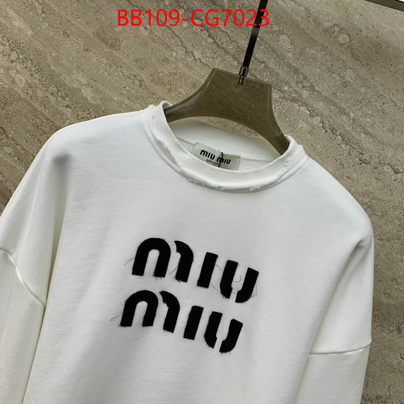 Clothing-MIU MIU highest product quality ID: CG7023 $: 109USD