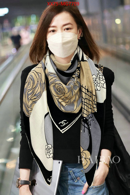 Scarf-Chanel designer fashion replica ID: MG7709 $: 75USD