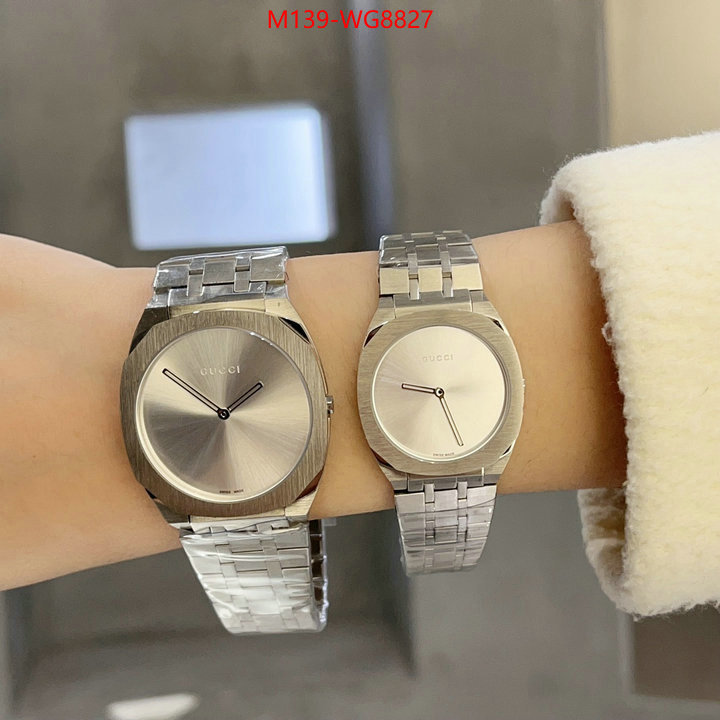 Watch(4A)-Gucci buy high-quality fake ID: WG8827 $: 139USD