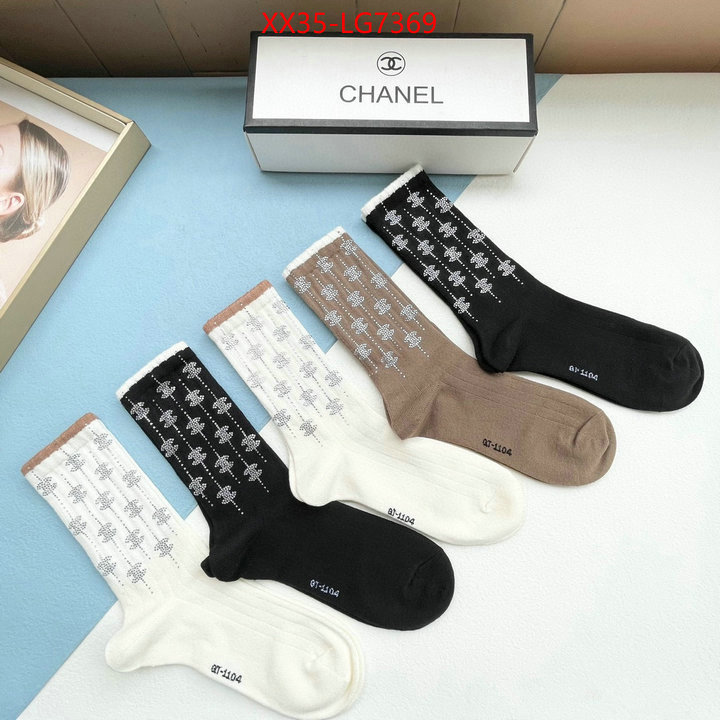Sock-Chanel replica 1:1 ID: LG7369 $: 35USD