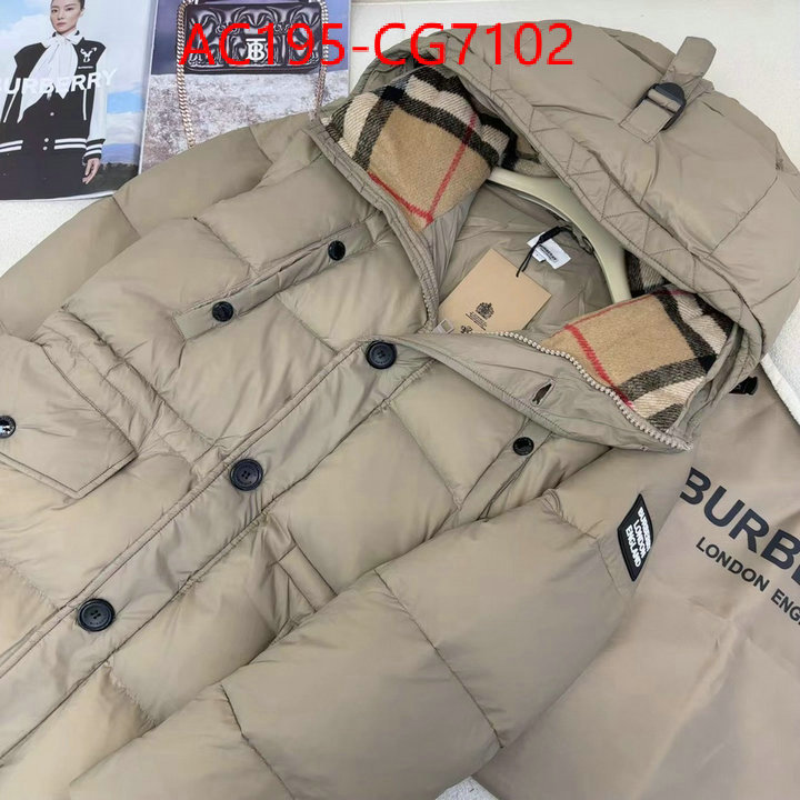 Down jacket Men-Burberry practical and versatile replica designer ID: CG7102 $: 195USD