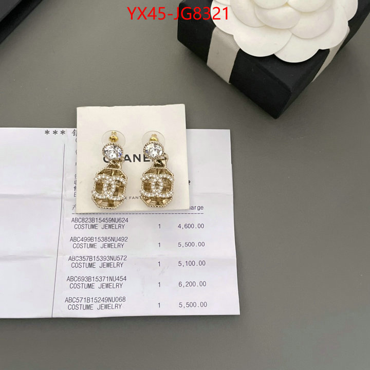 Jewelry-Chanel top grade ID: JG8321 $: 45USD