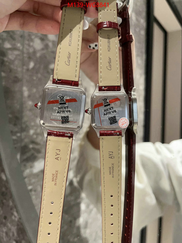 Watch(4A)-Cartier designer fake ID: WG8841 $: 139USD