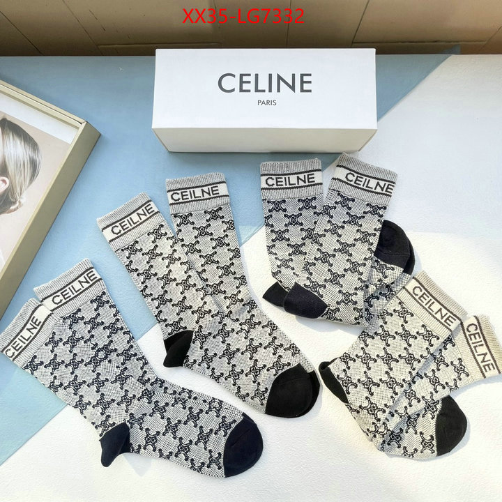 Sock-CELINE buy top high quality replica ID: LG7332 $: 35USD