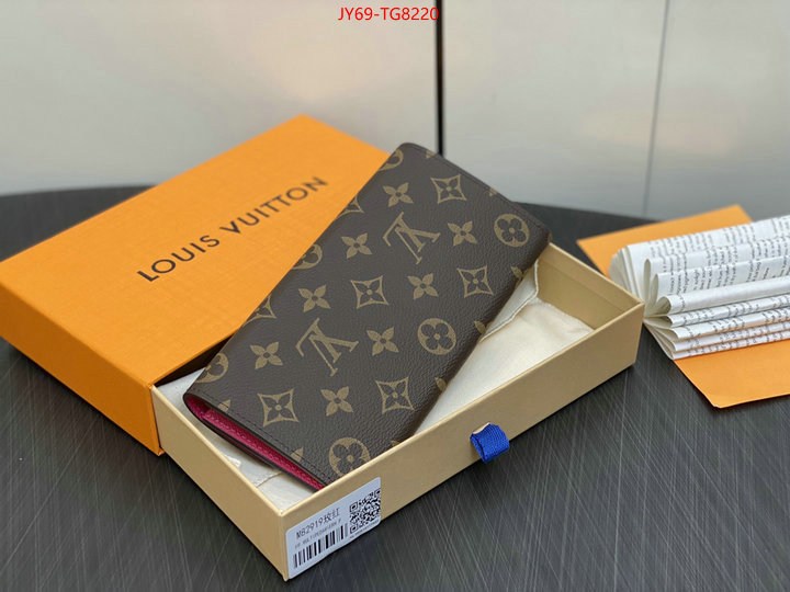 LV Bags(TOP)-Wallet online from china designer ID: TG8220 $: 69USD