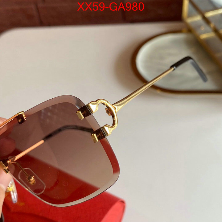 Glasses-Cartier high-end designer ID: GA980 $:59USD