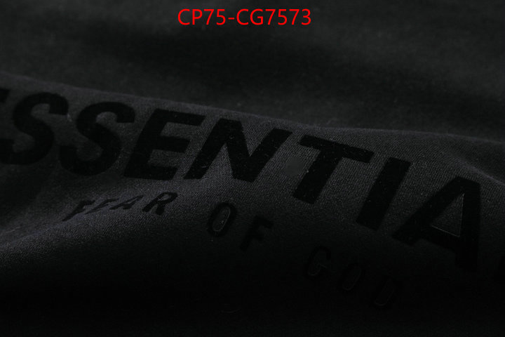 Clothing-Essentials what is a counter quality ID: CG7573 $: 75USD