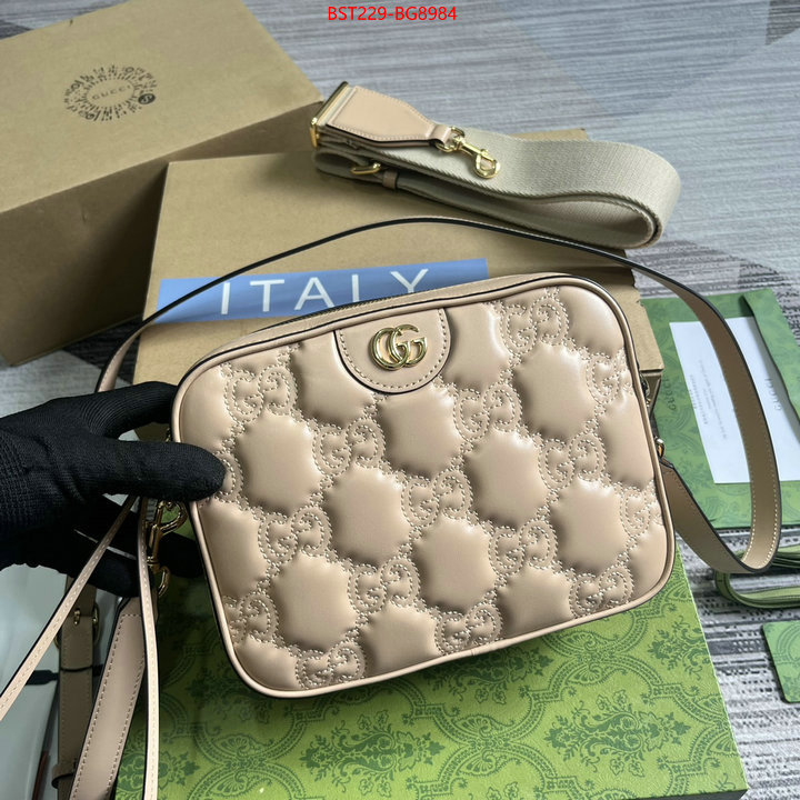 Gucci Bags(TOP)-Diagonal- top perfect fake ID: BG8984 $: 229USD,