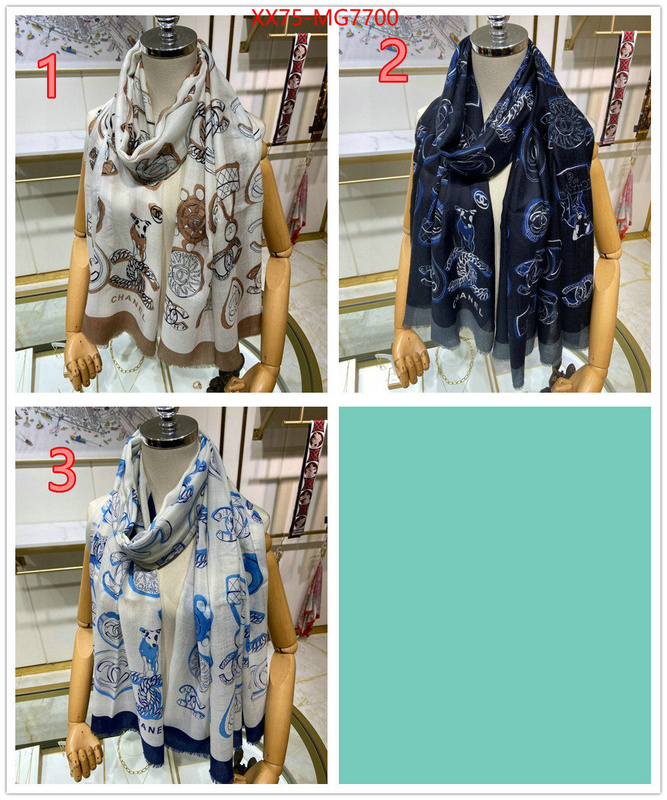 Scarf-Chanel wholesale sale ID: MG7700 $: 75USD