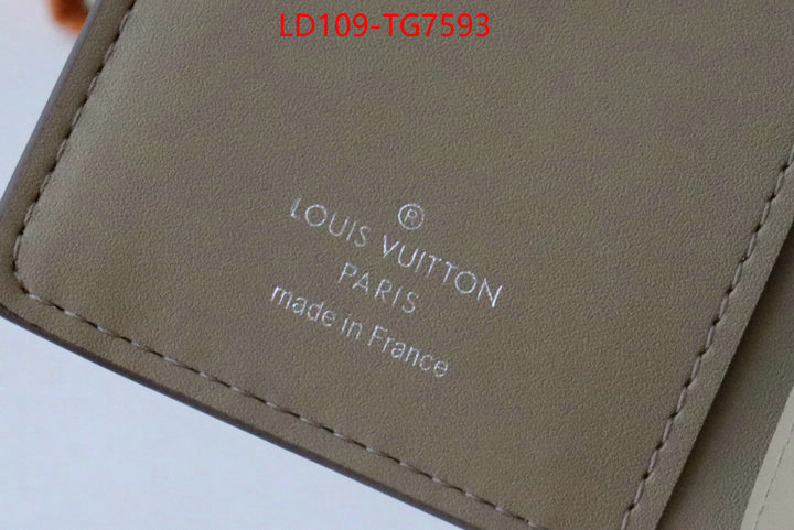 LV Bags(TOP)-Wallet 1:1 ID: TG7593 $: 109USD,