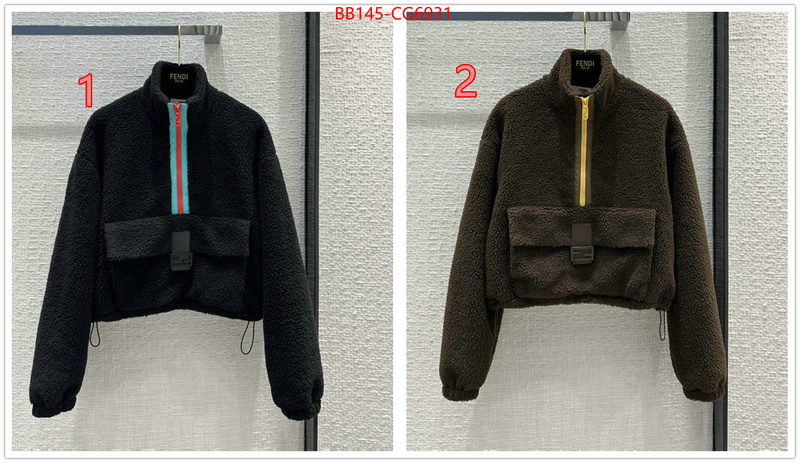 Clothing-Fendi cheap ID: CG6931 $: 145USD