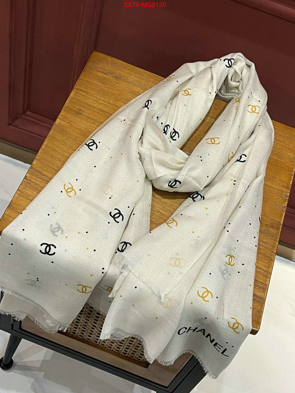 Scarf-Chanel top quality fake ID: MG8120 $: 79USD