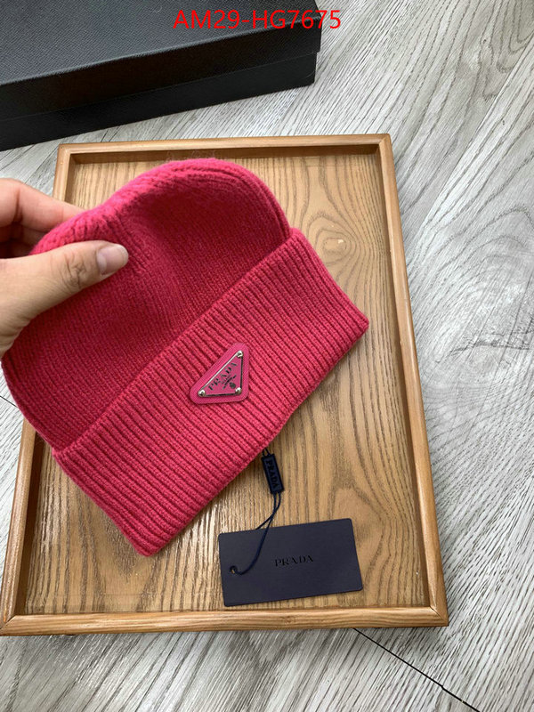 Cap (Hat)-Prada wholesale china ID: HG7675 $: 29USD