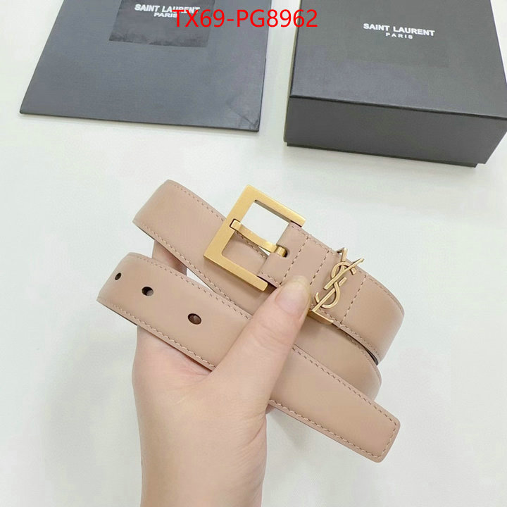 Belts-YSL luxury fake ID: PG8962 $: 69USD