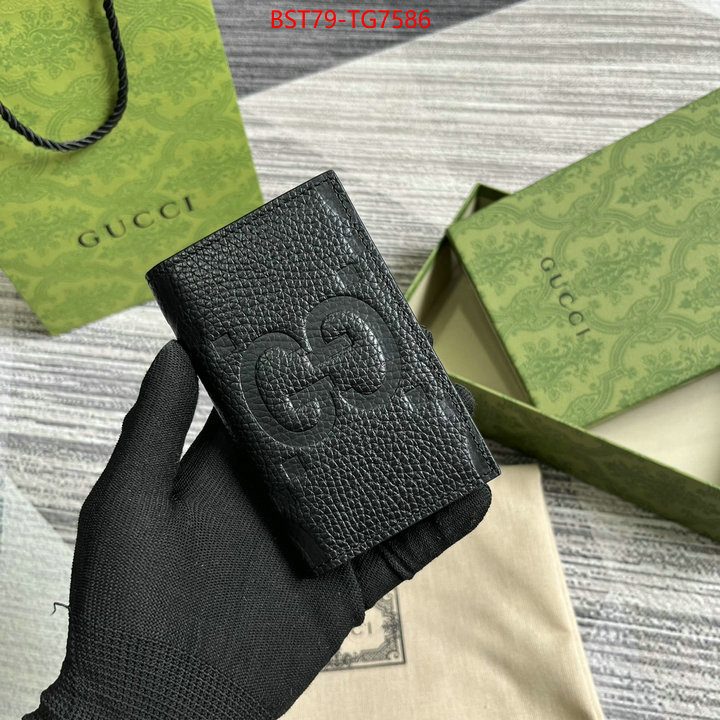 Gucci Bags(TOP)-Wallet- wholesale imitation designer replicas ID: TG7586 $: 79USD,