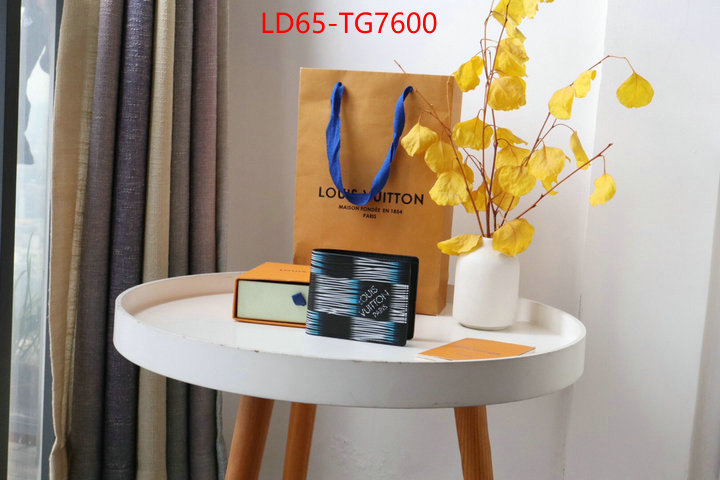 LV Bags(TOP)-Wallet designer high replica ID: TG7600 $: 65USD,