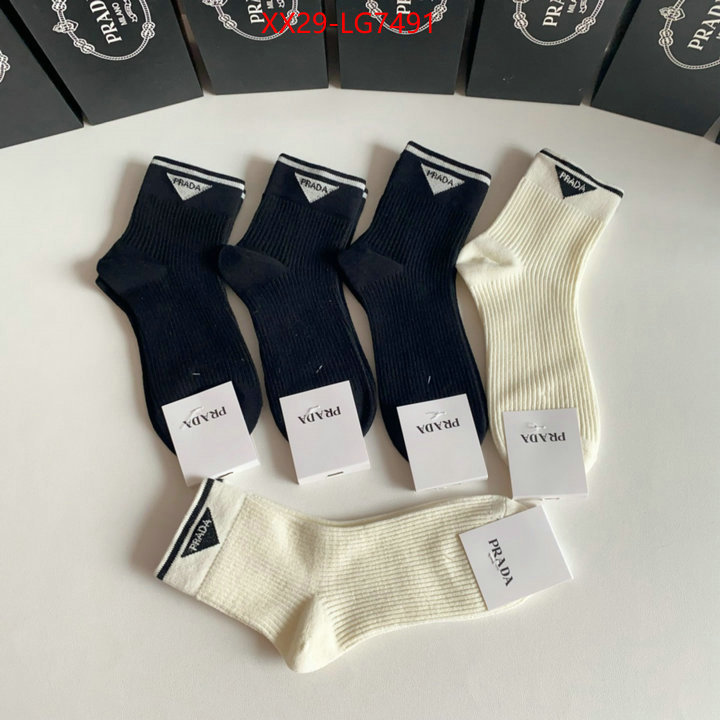 Sock-Prada what's the best place to buy replica ID: LG7491 $: 29USD