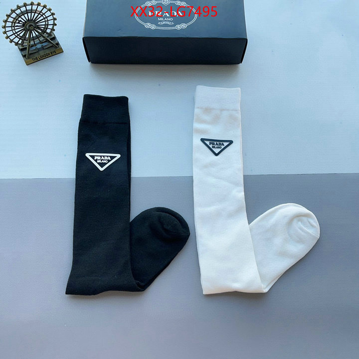 Sock-Prada buy the best replica ID: LG7495 $: 32USD