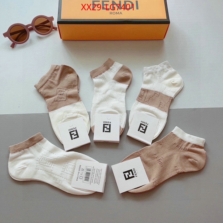 Sock-Fendi aaaaa+ class replica ID: LG7401 $: 29USD