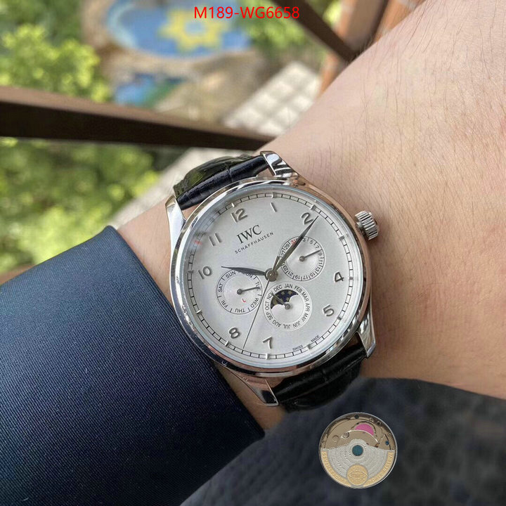 Watch(TOP)-IWC perfect quality designer replica ID: WG6658 $: 189USD