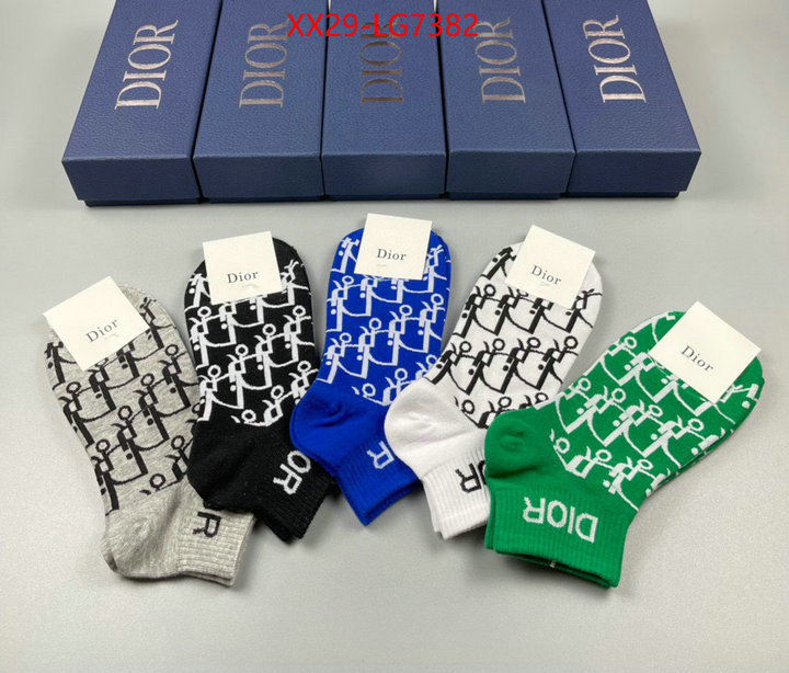 Sock-Dior fake cheap best online ID: LG7382 $: 29USD