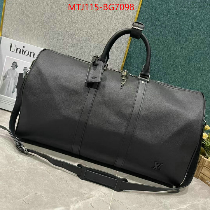 LV Bags(4A)-Keepall BandouliRe 45-50- highest quality replica ID: BG7098 $: 115USD