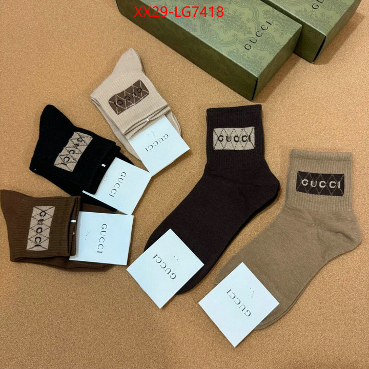 Sock-Gucci outlet sale store ID: LG7418 $: 29USD