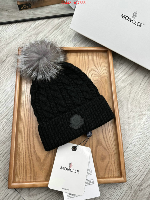 Cap(Hat)-Moncler fashion replica ID: HG7665 $: 42USD