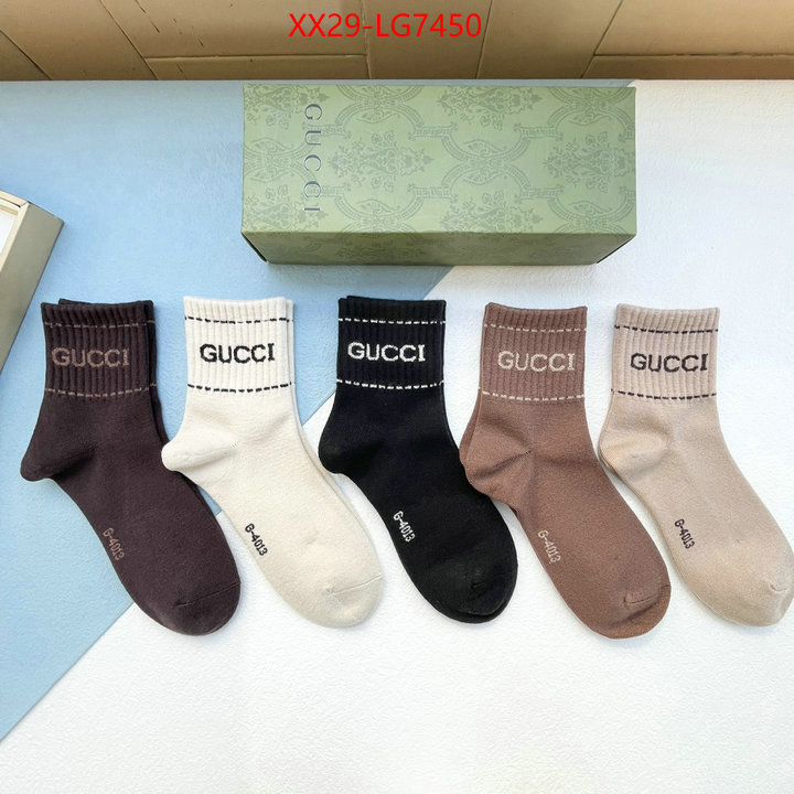 Sock-Gucci exclusive cheap ID: LG7450 $: 29USD