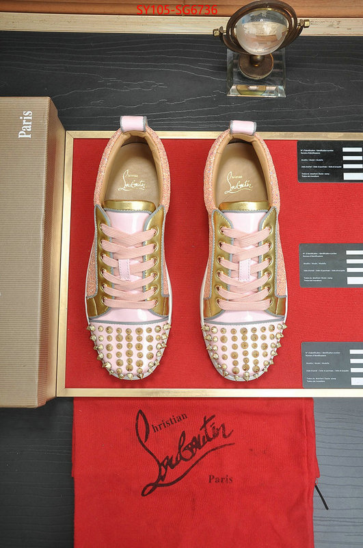 Men Shoes-Christian Louboutin luxury fake ID: SG6736 $: 105USD