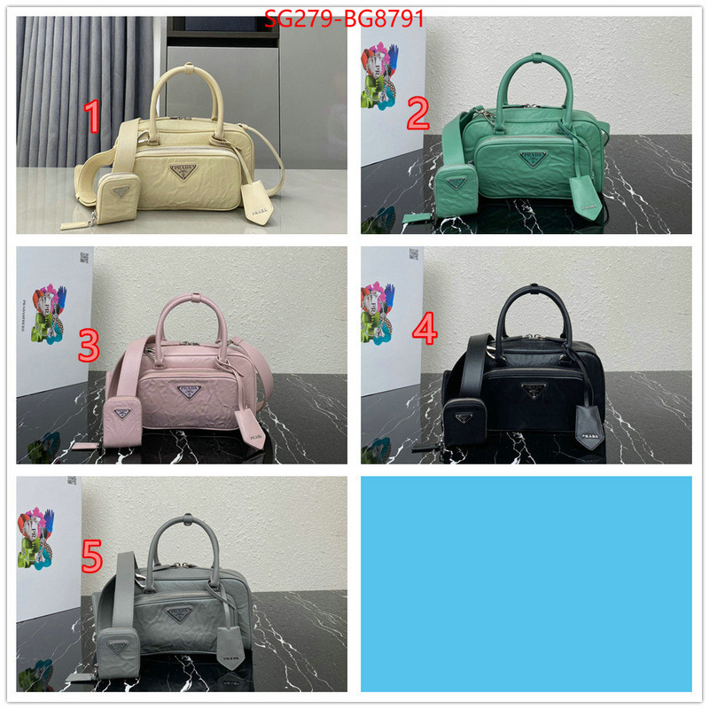 Prada Bags (TOP)-Diagonal- 2023 perfect replica designer ID: BG8791 $: 279USD,