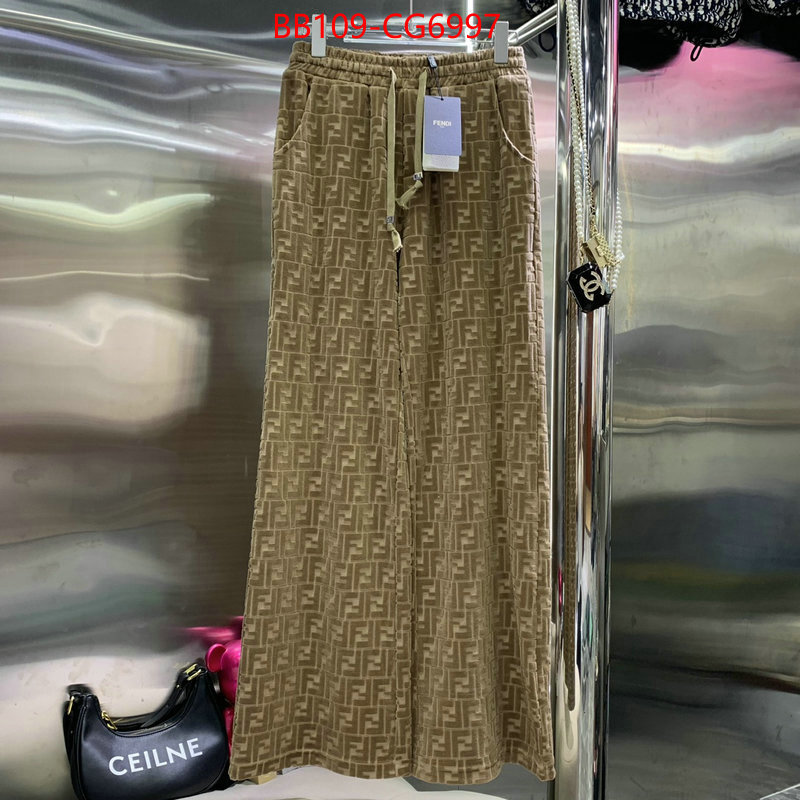 Clothing-Fendi wholesale replica shop ID: CG6997 $: 109USD