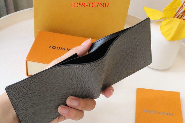 LV Bags(TOP)-Wallet wholesale ID: TG7607 $: 59USD,