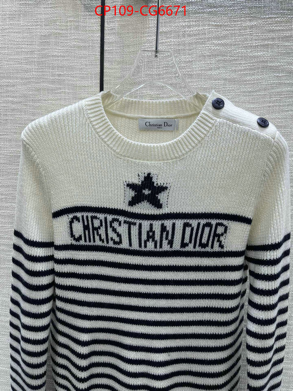 Clothing-Dior best luxury replica ID: CG6671 $: 109USD