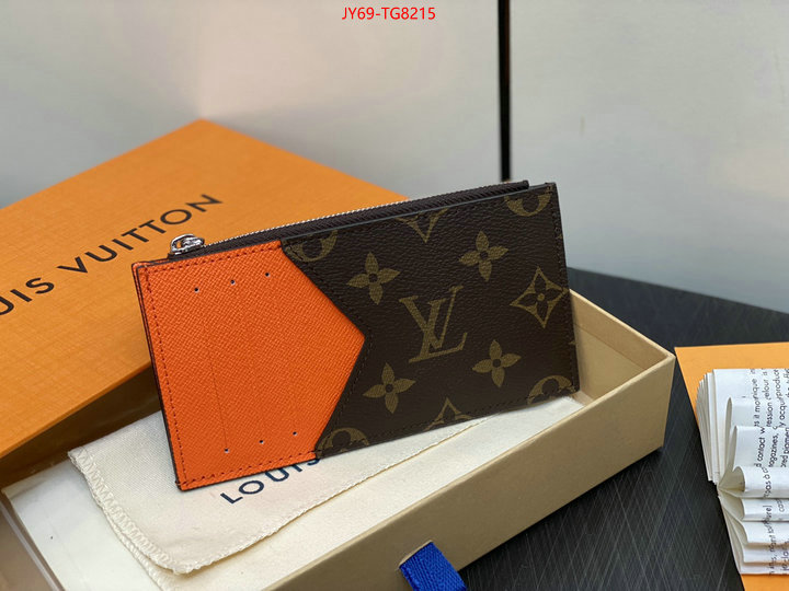 LV Bags(TOP)-Wallet wholesale replica ID: TG8215 $: 69USD